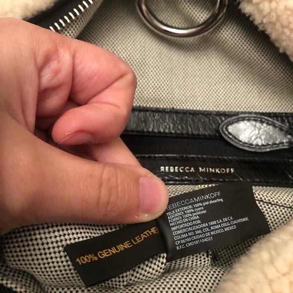 🚨PRICE DROP🚨 Rebecca Minkoff Genuine Shearling & Leather Julian Backpack - Picture 9 of 15